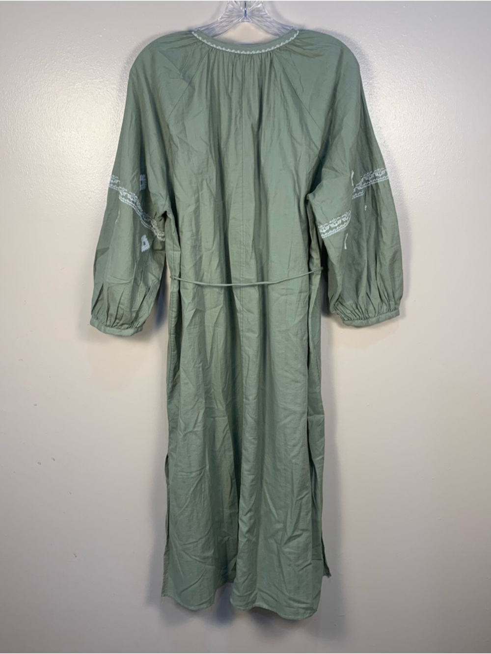 H&M Cotton Embroidered Midi Dress - Picture 8 of 11
